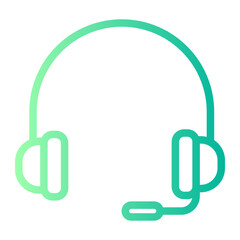 Obraz premium headset icon