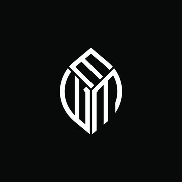 EWM letter logo creative design. EWM unique design
