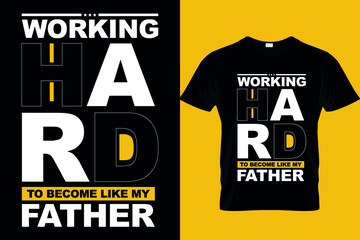 Typography graphic designer yellow and white shape t-shirt design print ready .eps