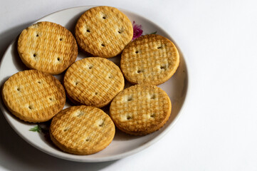 cookies on a plate