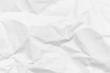 Grunge wrinkled white color paper textured background