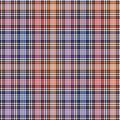 Rainbow Plaid Tartan Checkered Seamless Pattern