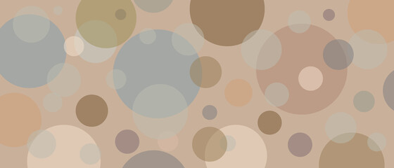 Colored background with circles and balls for the New Year's card. Template for a festive splash or cover.