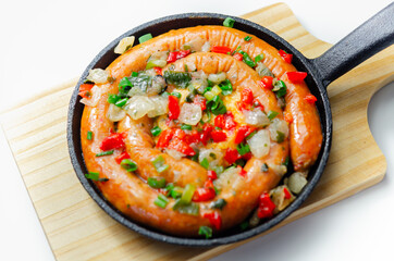 Gluten free extremely hot chilli pork sausages, and chilli cheese melts