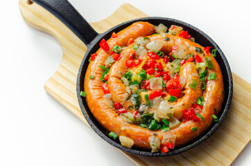 Gluten free extremely hot chilli pork sausages, and chilli cheese melts