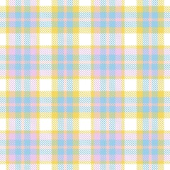 Rainbow Pastel Plaid textured Seamless Pattern