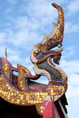 Naklejka premium thai temple roof
