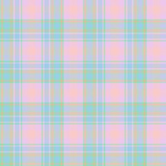 Rainbow Pastel Plaid textured Seamless Pattern