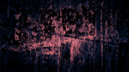 dark grunge background of distressed old wall concrete