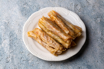 Lahana Sarma - Lahana sarmasi, Turkish traditional food,a boiled cabbage leaf that is formed into a...