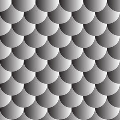 Vector animal seamless pattern with fish scales. Fish leather print. © Anastasia