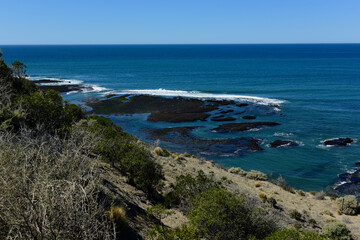 Fototapeta na wymiar Coastal seascape, Santa Cruz Province,Patagonia, Argentina