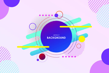 Obraz premium background with circles