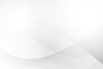 Abstract white and gray color, modern design background with geometric shape. Vector illustration.