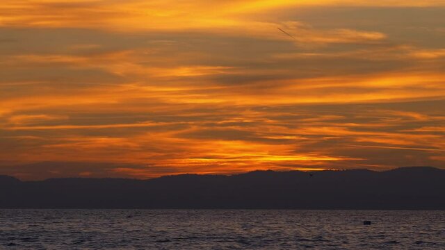 Sunset at Bardolino on Lake Garda