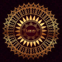 Luxury mandala decorative background pattern
