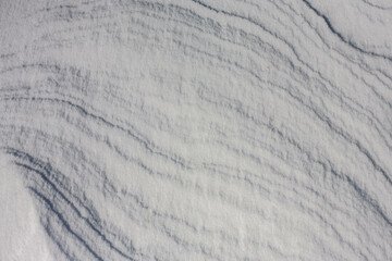 Tekstura z śniegu.
