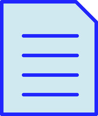 Document Isolated Vector icon which can easily modify or edit

