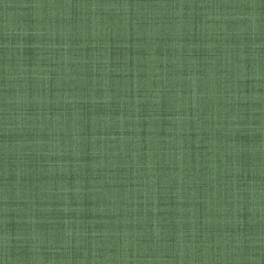Linen fabric. Natural green cloth illustration.  Seamless vector pattern with fabric texture.