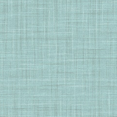 Linen fabric. Natural light blue cloth illustration.  Seamless vector pattern with fabric texture.