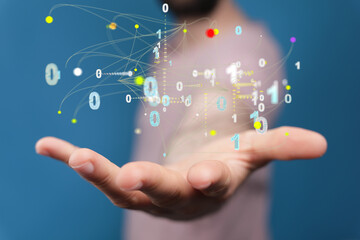 Futuristic wave, Futuristic data stream