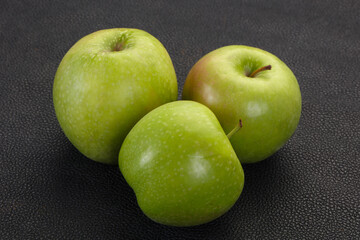 Green ripe apple
