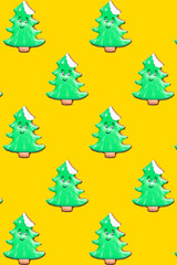 gingerbread christmas cookie new year treat hand painted sweet dessert ginge meal snack on the table copy space food background 