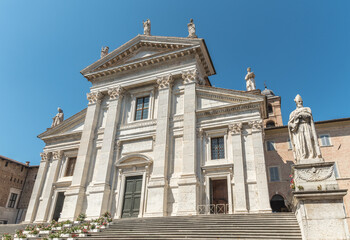 Urbino Cathedral (Italian: Duomo di Urbino, Cattedrale Metropolitana di Santa Maria Assunta) is a Roman Catholic cathedral in the city of Urbino, Italy, dedicated to the Assumption of the Virgin Mary