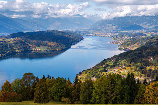Blick auf den Millst&auml;tter See, K&auml;rnten, &Ouml;sterreich
