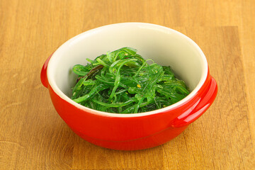 Japanese traditional seaweed salad Chukka