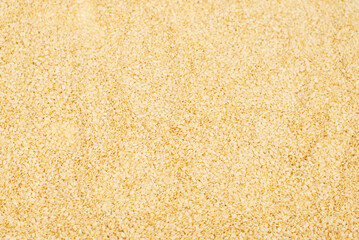 Sesame seeds as a background.