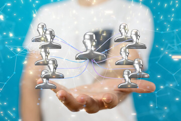 team hierarchy connection group digital