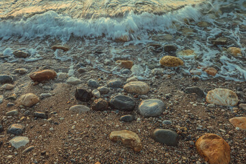 mediterranean sea beach in turkey