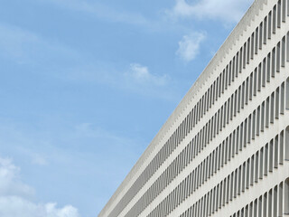 Straight architectural lines. Abstract forms
