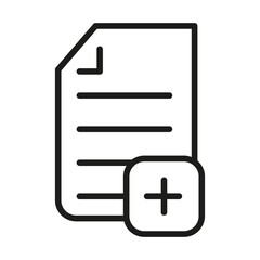 Document Outline Vector  Icon. Illustration Of A Stroke Vector On A White Background. From App And Website.