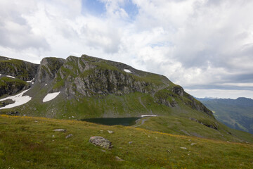 Amazing hiking day in one of the most beautiful area in Switzerland called Pizol in the canton of Saint Gallen. What a wonderful landscape in Switzerland at a sunny day.