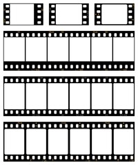 Contact sheet. 3x6 and 3x1 frames of 35 mm reel film.