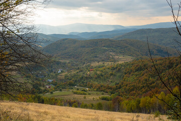 Autumn in the mountains, Carpathians - 465358828