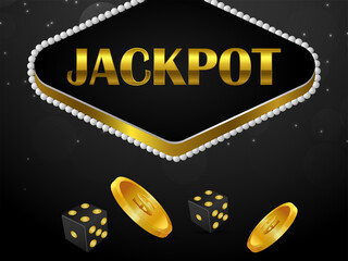 Casino online gambling game celebration background