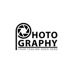 Camera logo icon design template. Simple elegant camera logo design.