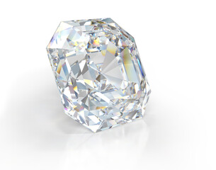 Square cut diamond