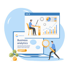 Business analytics finance growth strategy People