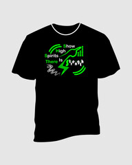 typography for screen printing t-shirts or other media prints. simple vector typography template. typography with writing that shows high spirits, there is power