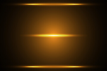 Blank golden light border frame background