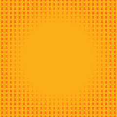 Abstrack orange halftone background design