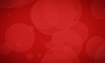 Red festive background with bokeh. Abstract Christmas background.