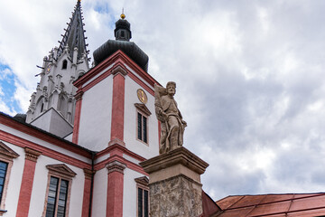 Fototapeta na wymiar Mariazell Österreich Eindrücke der heiligen Stadt und berühmten Kirche