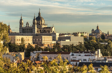 Fototapeta na wymiar Images of the Royal Palace of Madrid , Spain 