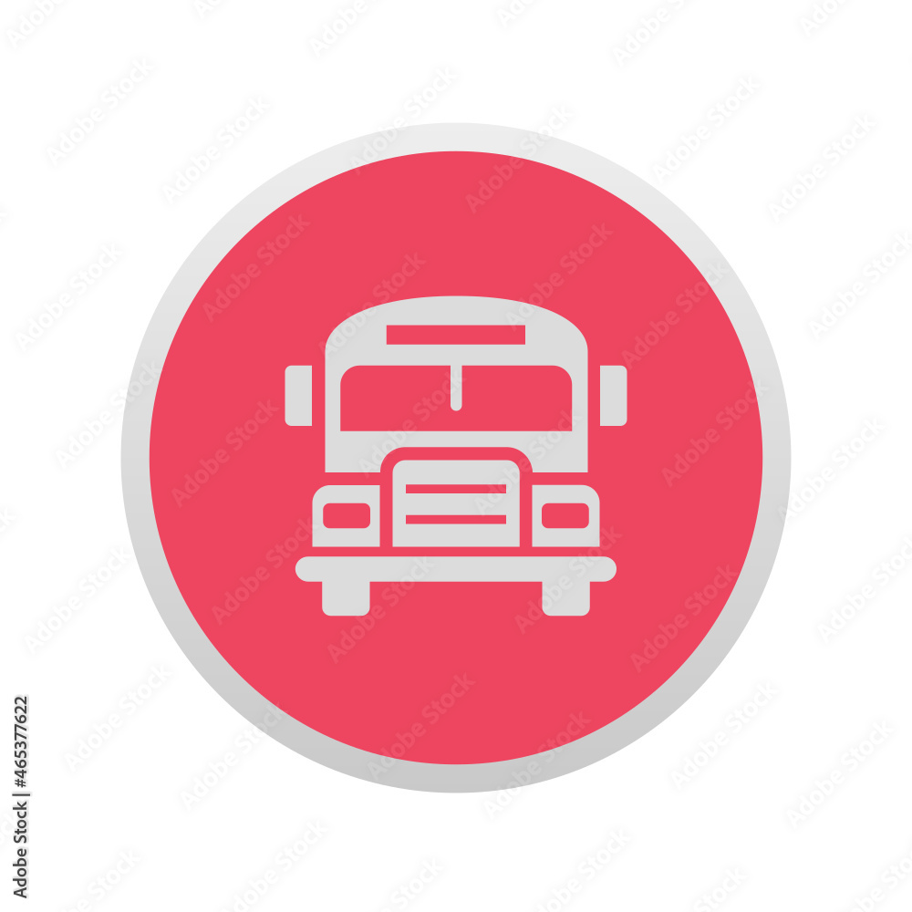 Poster school bus - sticker