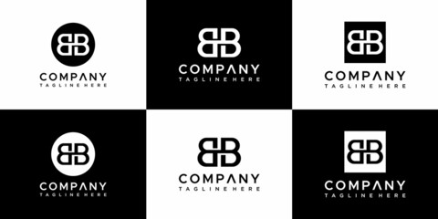 Letter B logo design vector